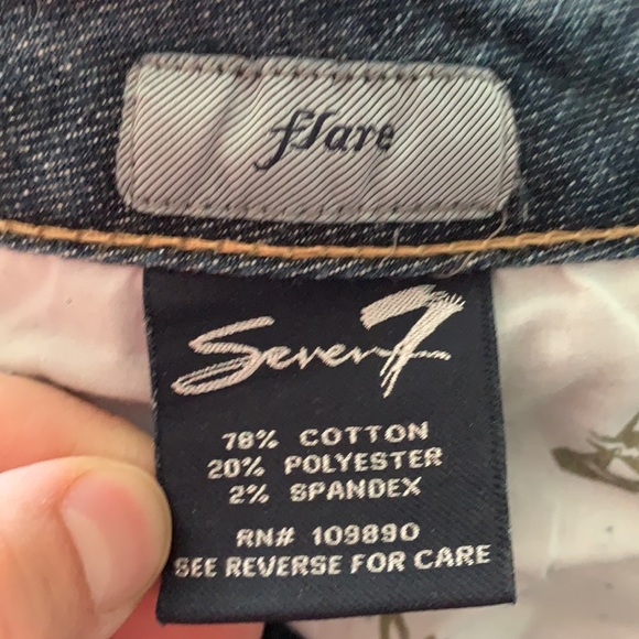 Seven7 premium denim. Size 14 x 34 - Picture 4 of 4
